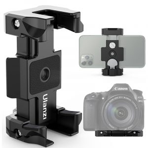 Ulanzi ST-15 telefoonhouder met Cold Shoe-mount & Arca Swiss quick release plate voor statief