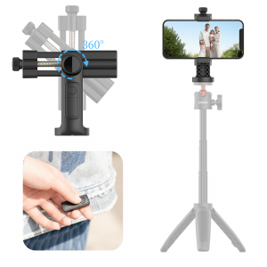 Ulanzi ST-25 360º Draaibare Telefoonhouder voor statief - met bluetooth afstandsbediening